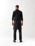 NATHAN ARGILE KURTA - BLACK view 4