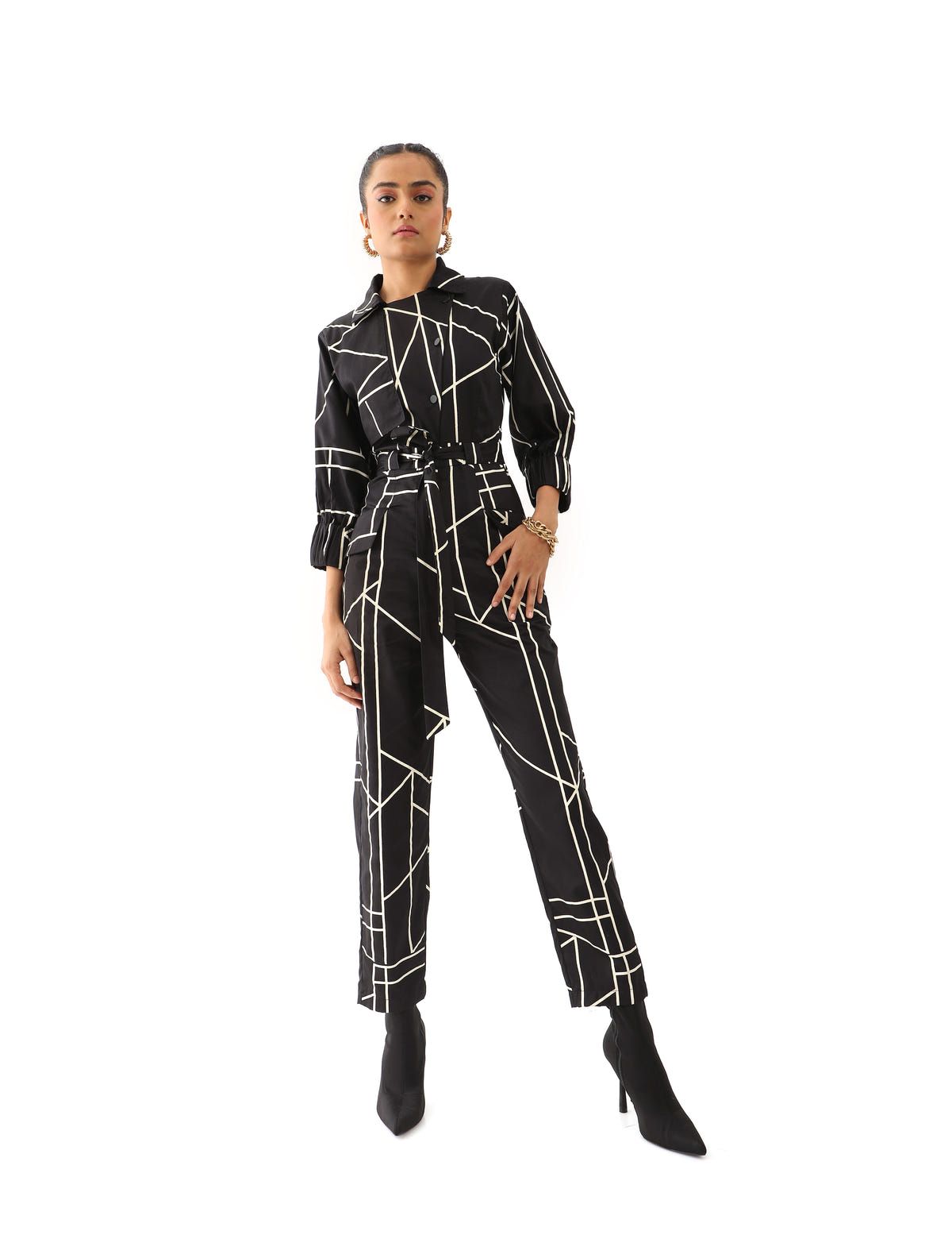 MURA JUMPSUIT - BLACK - image 2