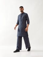 KEVIN VINE KURTA - NAVY view 3