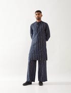 KEVIN VINE KURTA - NAVY view 5