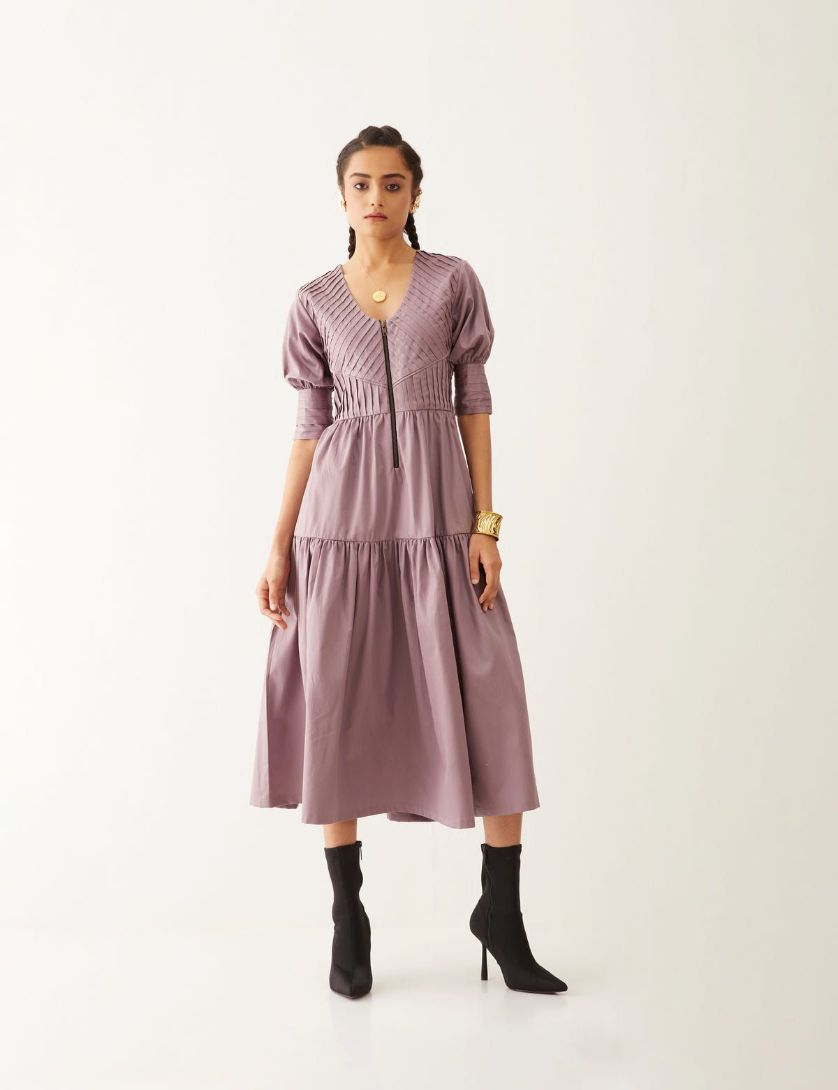 ROBIE DRESS - ORCHID - image 1