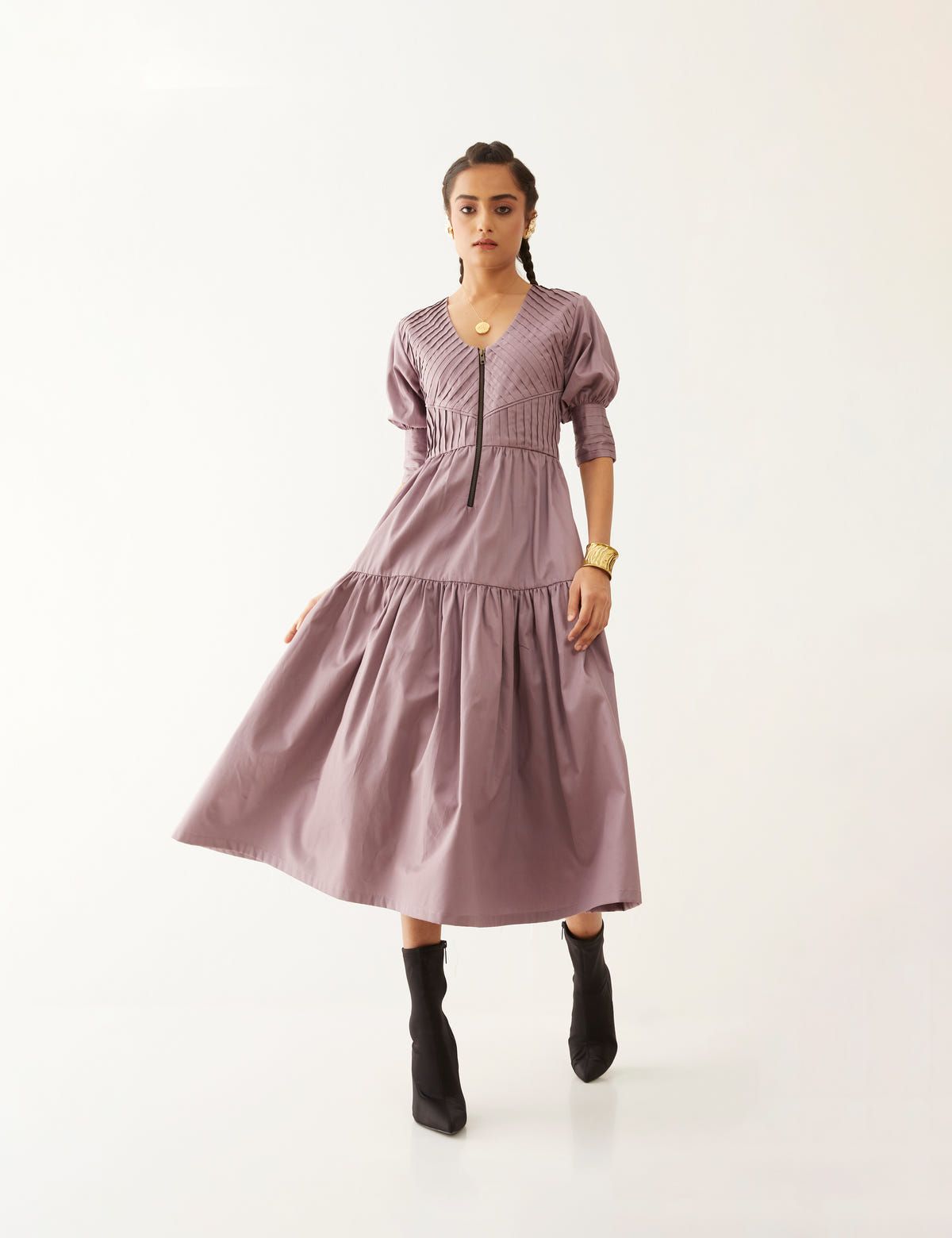 ROBIE DRESS - ORCHID - image 4