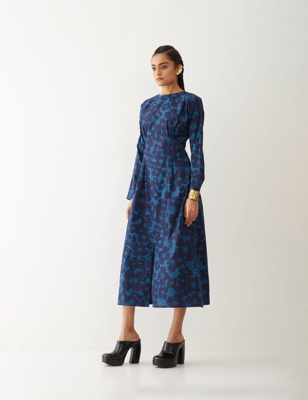 SON OF A NOBLE - SNOB — LARA DRESS - NAVY