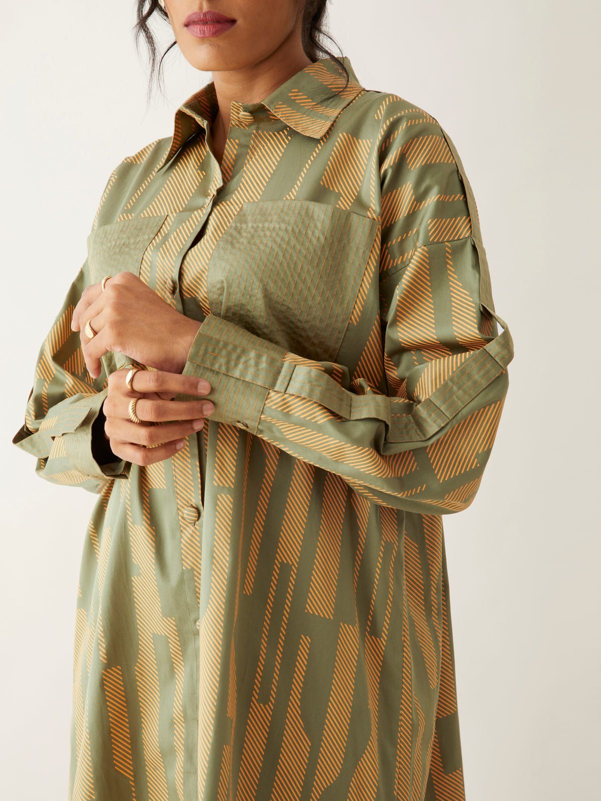 ROONIE DRESS - SAGE - image 4