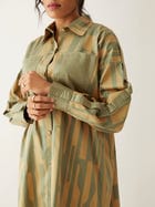 ROONIE DRESS - SAGE view 4
