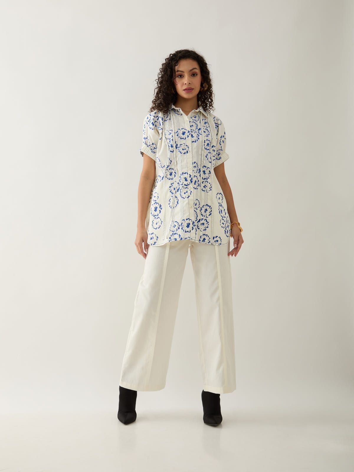 DEMURE SHIRT - OFF WHITE - image 1