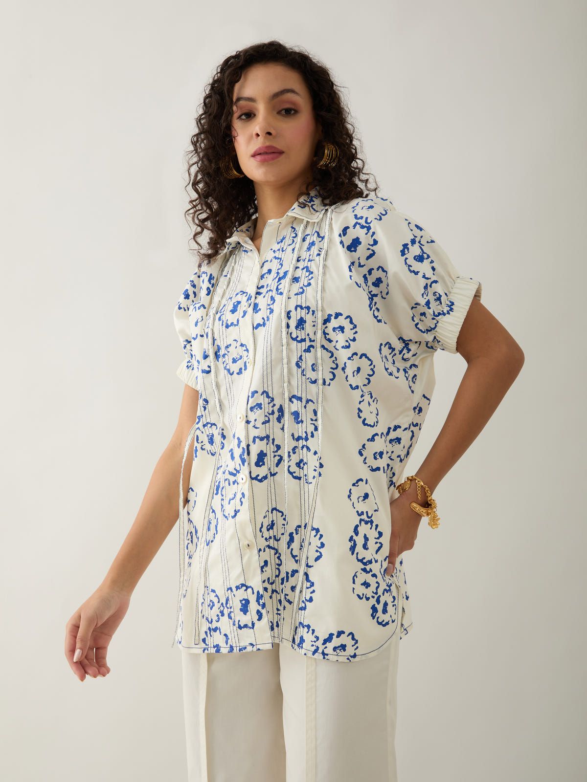 DEMURE SHIRT - OFF WHITE - image 3