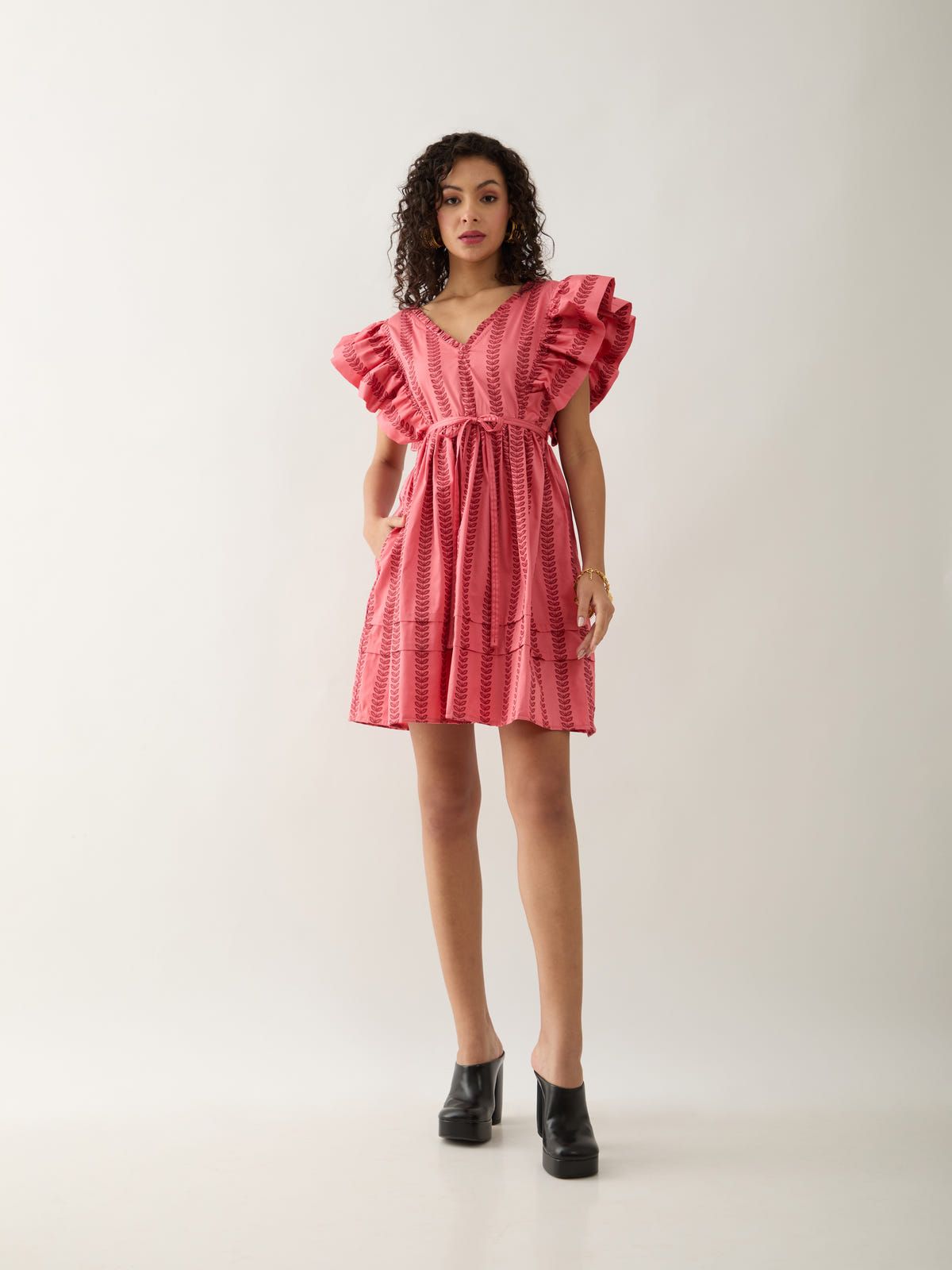 GALA DRESS - SALMON - image 1