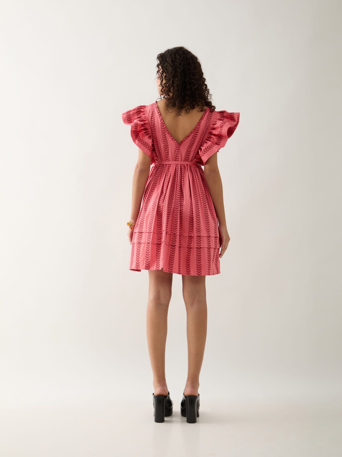 GALA DRESS - SALMON - image 3