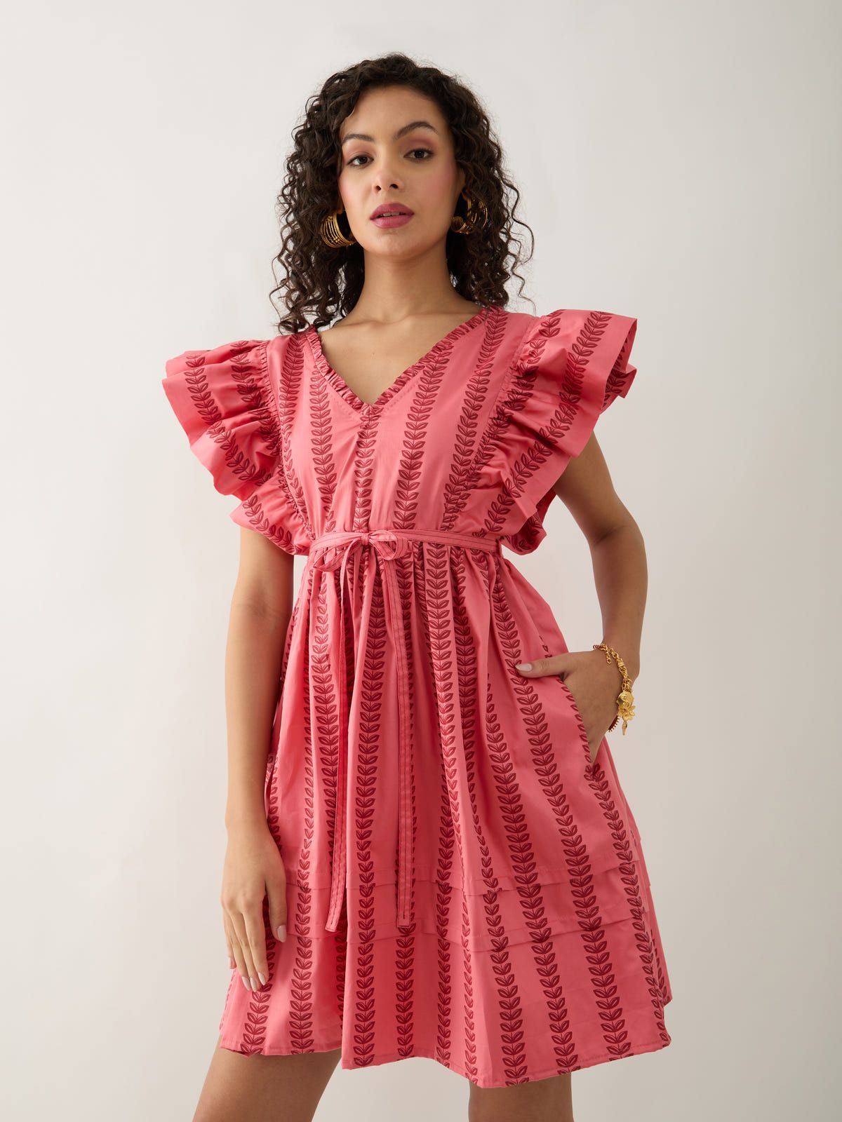 GALA DRESS - SALMON - image 4