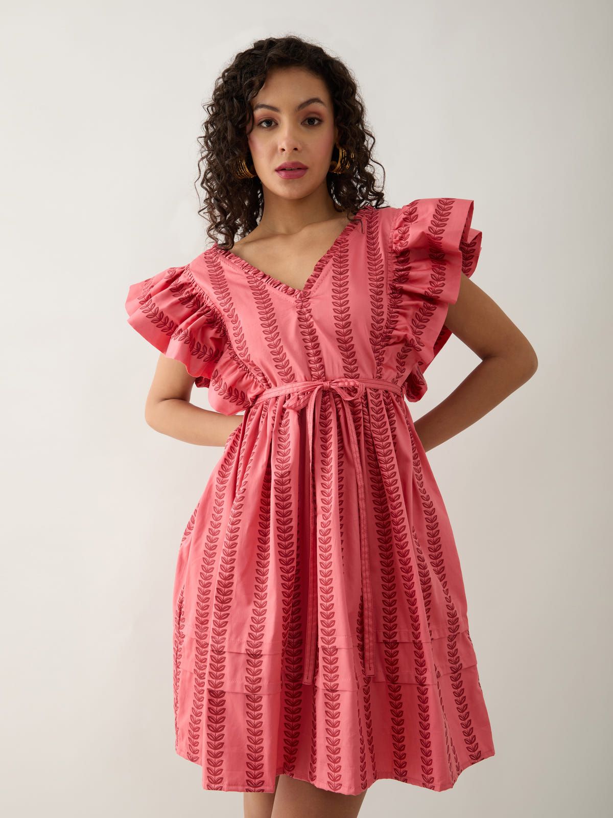 GALA DRESS - SALMON - image 5
