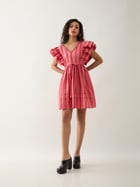 GALA DRESS - SALMON view 6