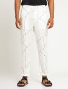 TOCO - TROUSER - MARBLE - WHITE view 1