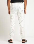 TOCO - TROUSER - MARBLE - WHITE view 3