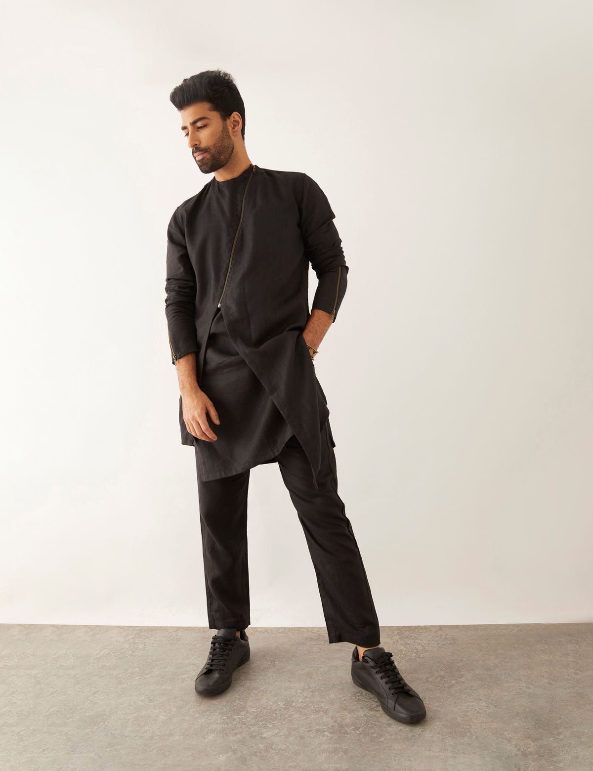 HOSON KURTA SET - BLACK - image 1