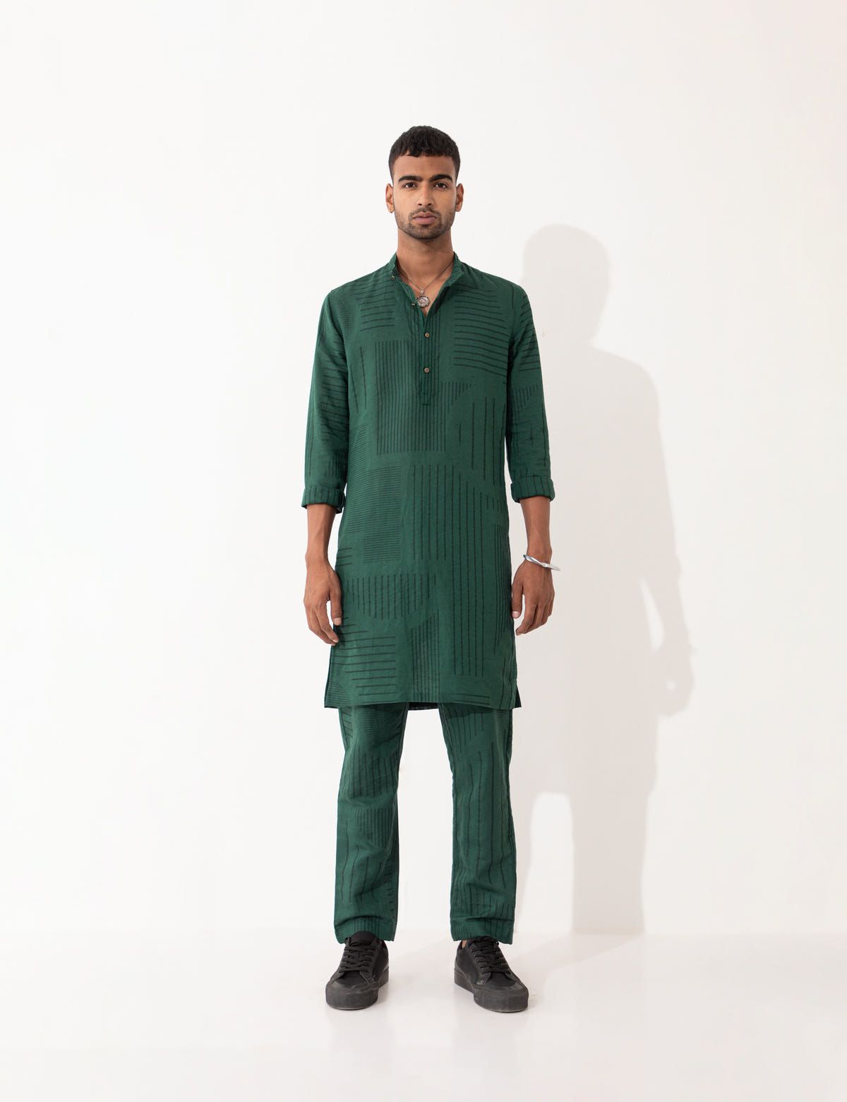 TORY REFLECTION KURTA - GREEN - image 2