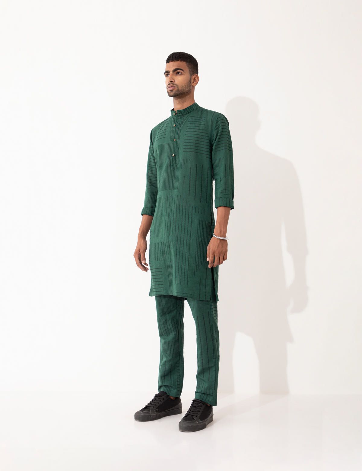 TORY REFLECTION KURTA - GREEN - image 3