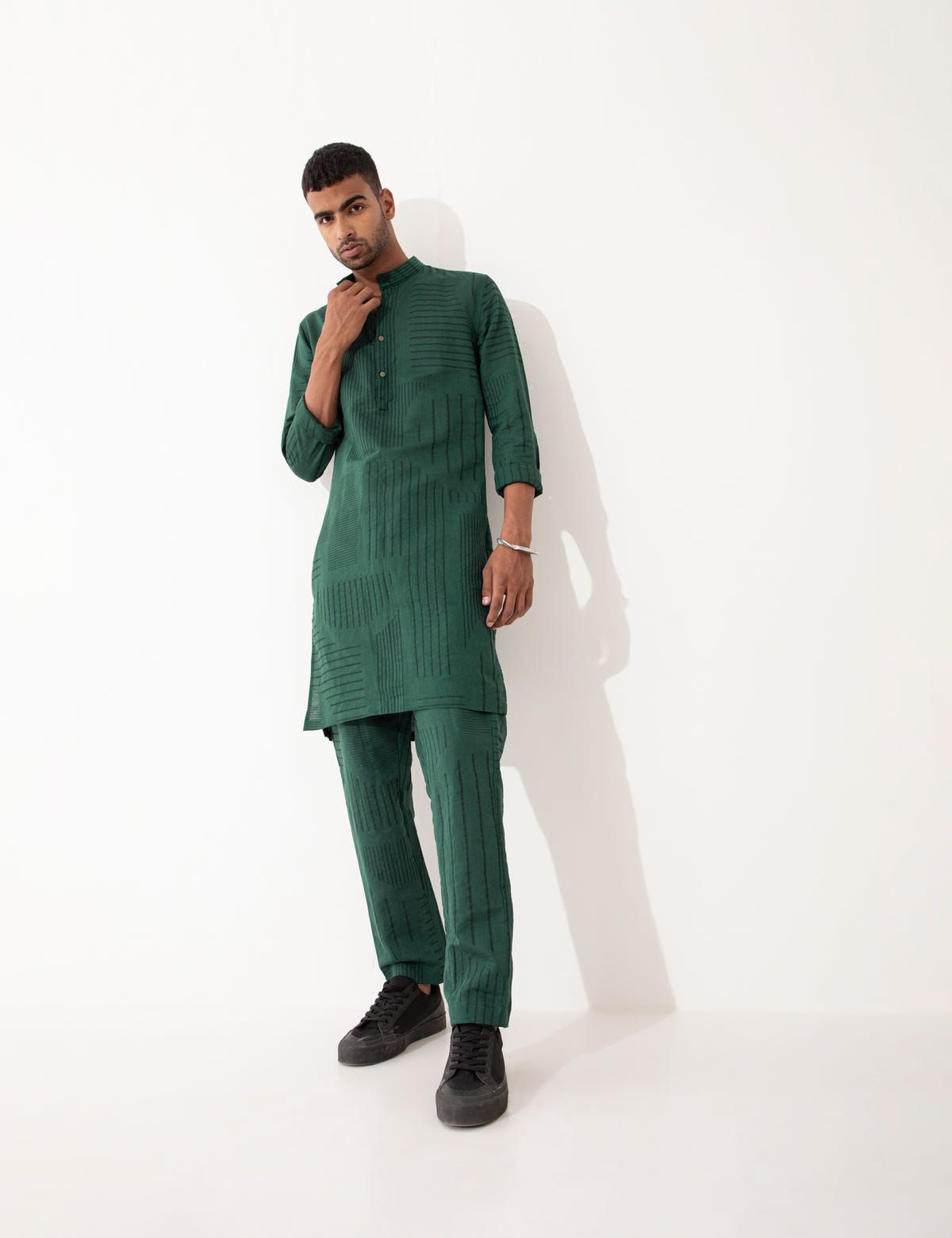 TORY REFLECTION KURTA - GREEN - image 6