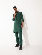 TORY REFLECTION KURTA - GREEN view 6