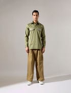 Russell Shirt - Sage - Look view 1