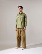Russell Shirt - Sage - Look view 2