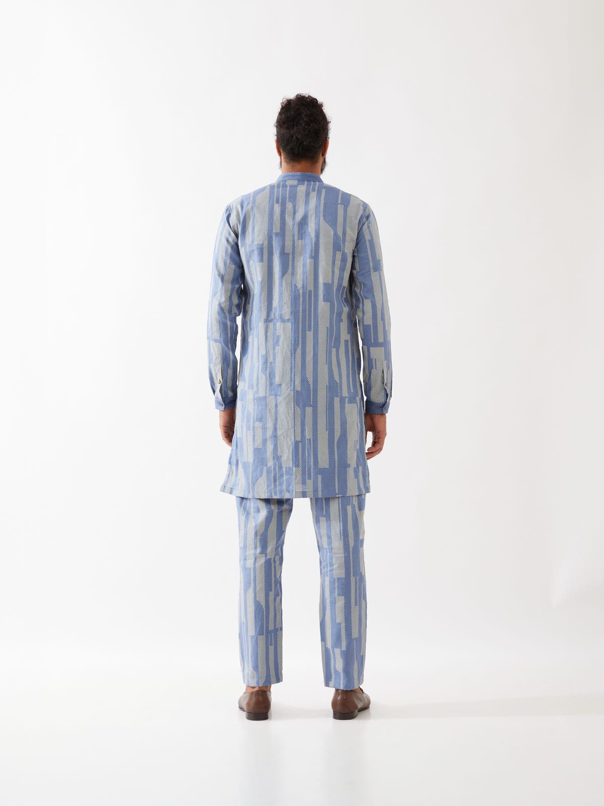 VINCENT SPACES KURTA SET - BLUE - image 4