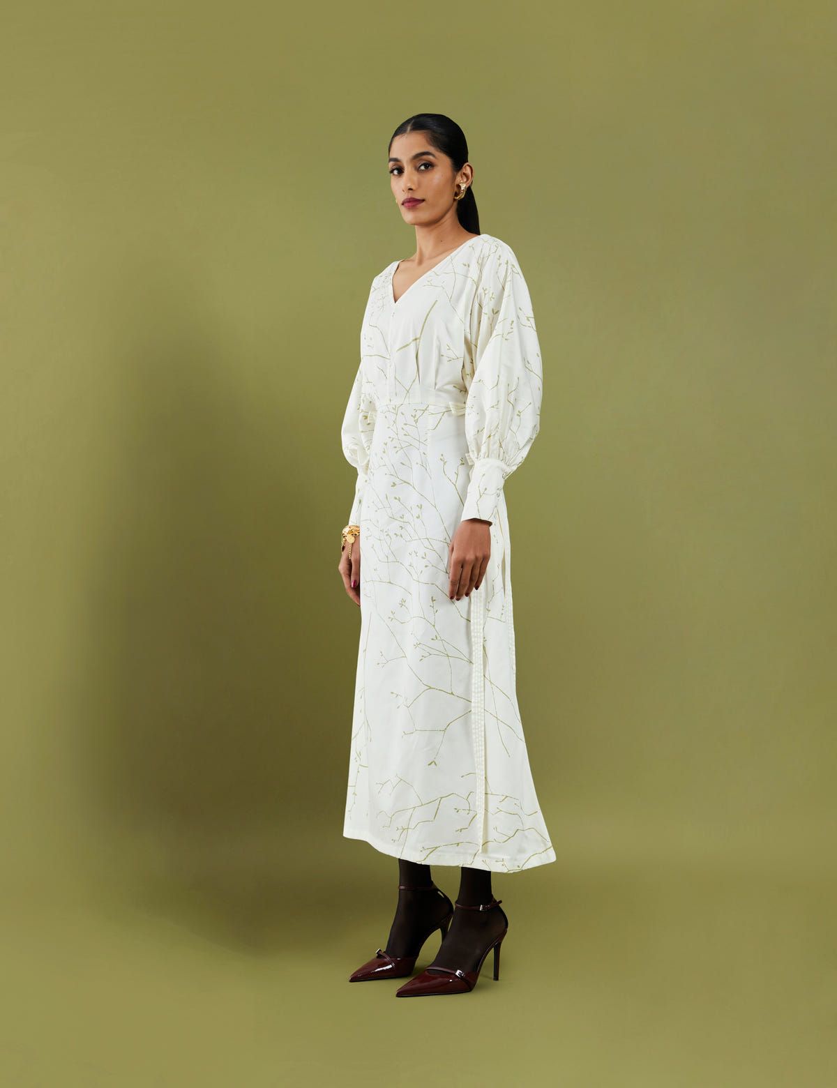 THEA DRESS - OFF WHITE - image 2