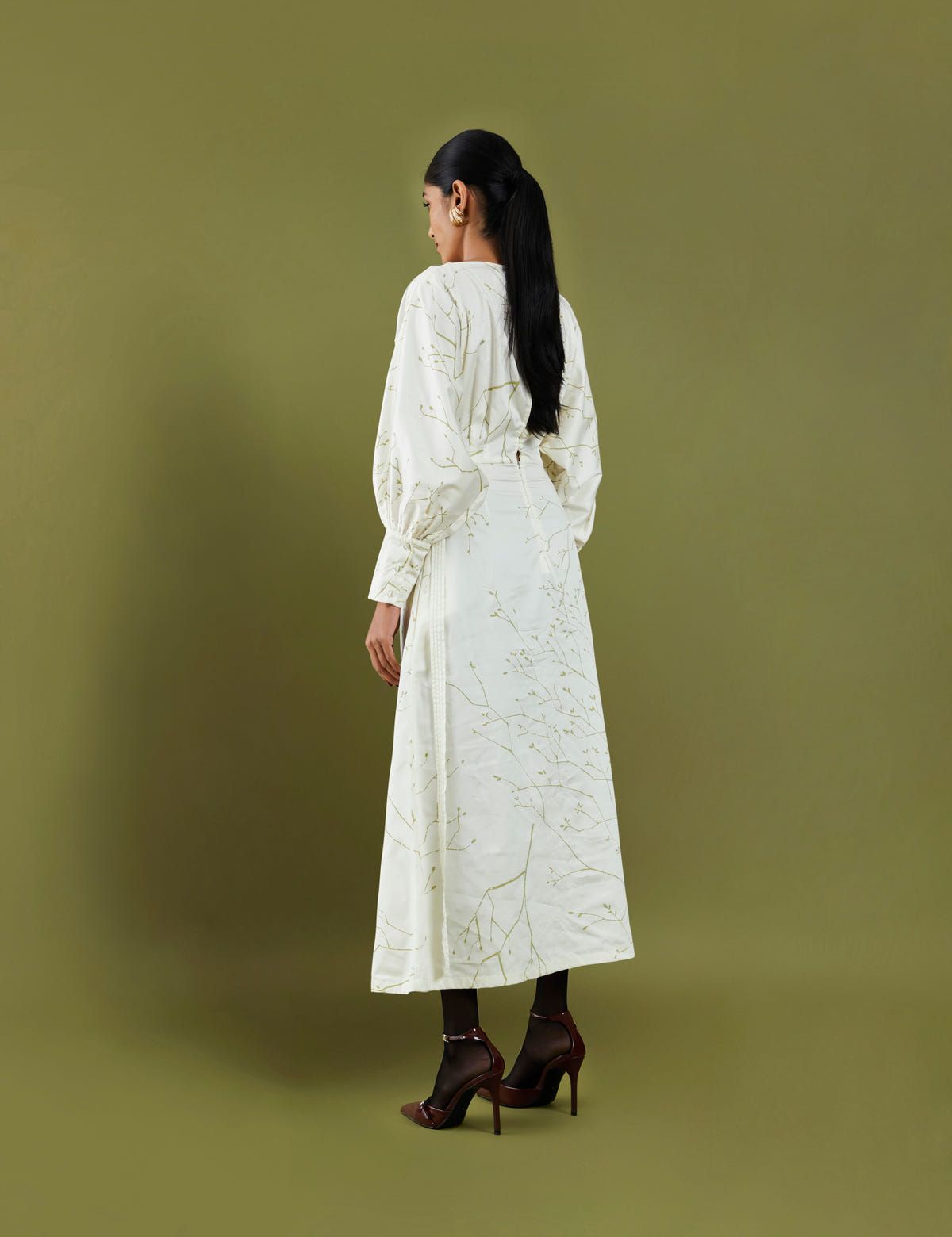 THEA DRESS - OFF WHITE - image 3