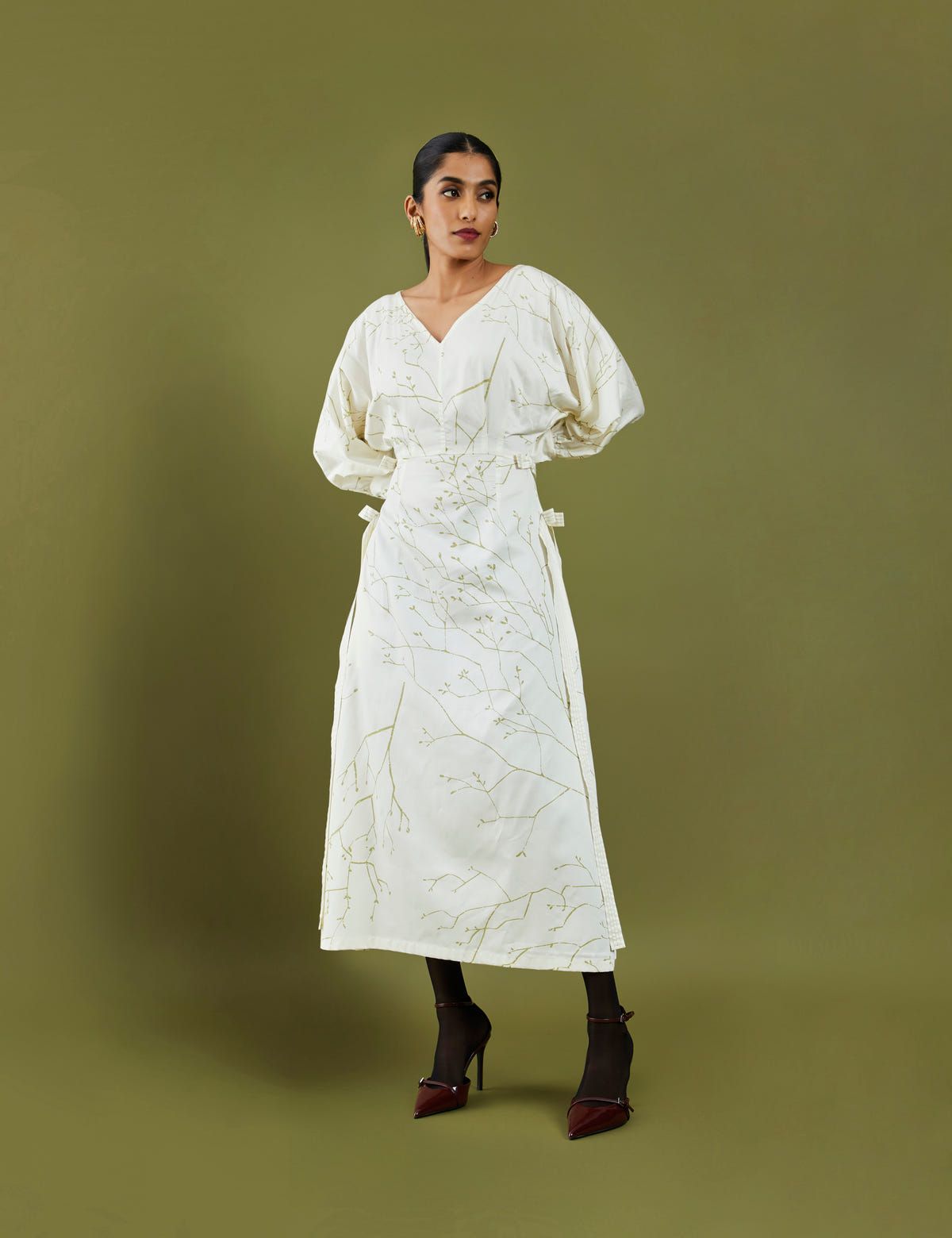 THEA DRESS - OFF WHITE - image 4