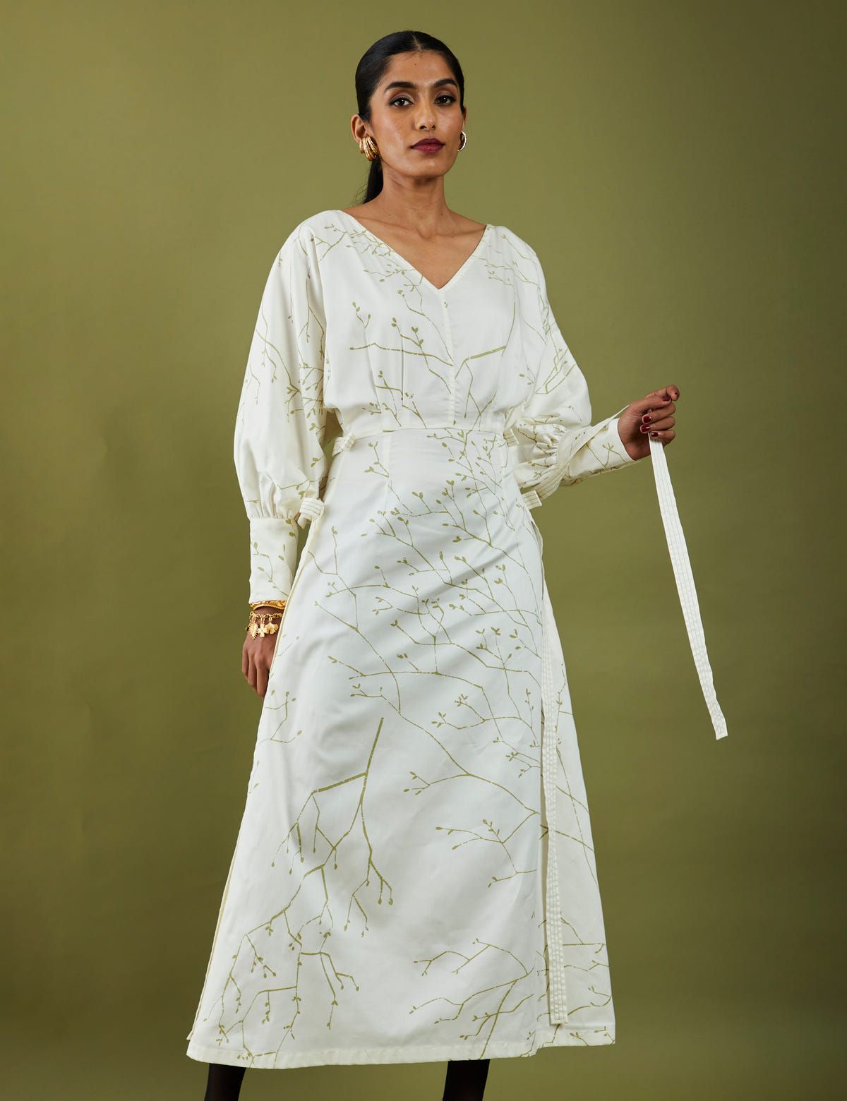 THEA DRESS - OFF WHITE - image 5