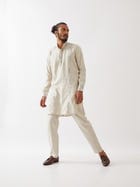 NOLAN KURTA SET - IVORY view 2