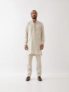 NOLAN KURTA SET - IVORY view 3