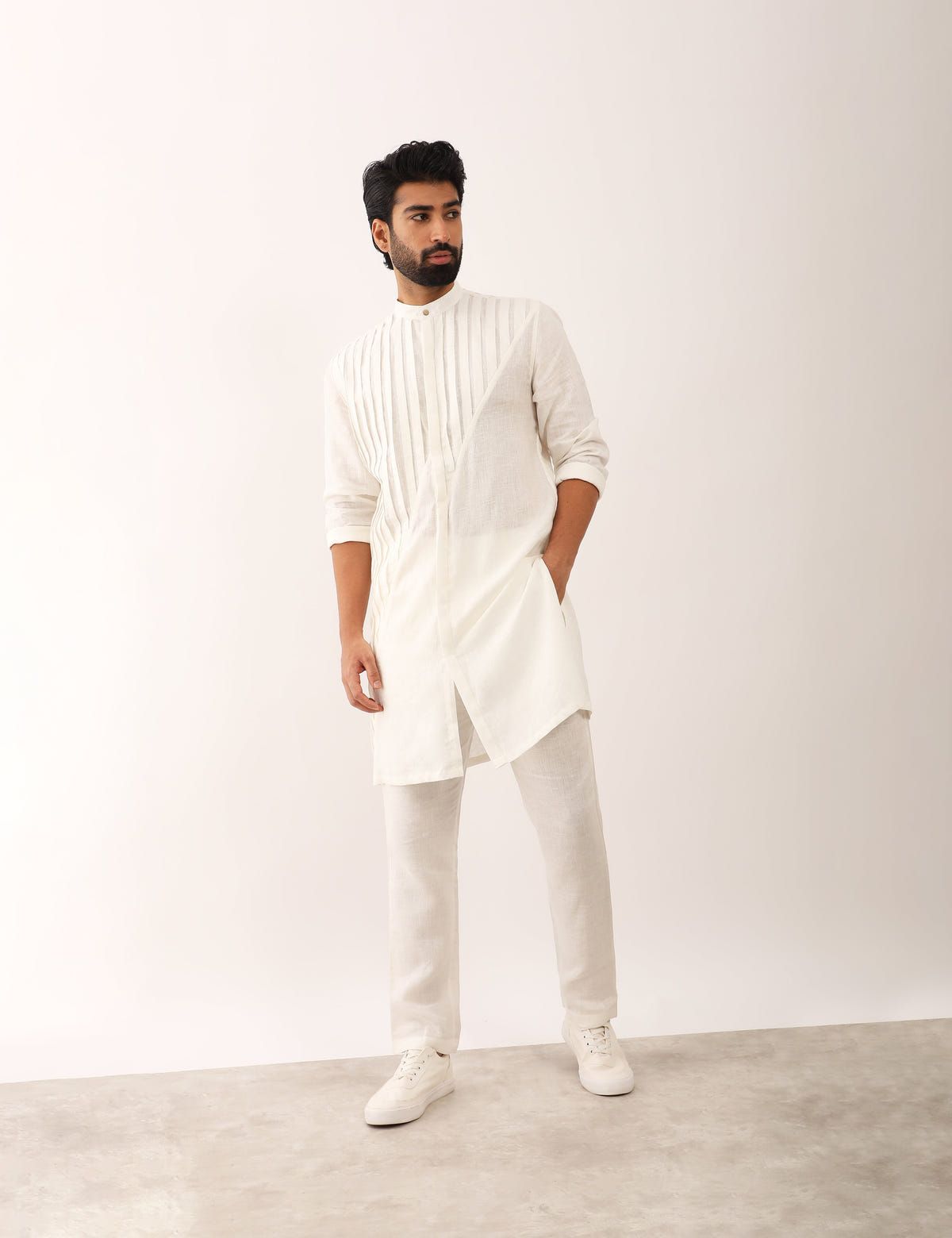 AARAV KURTA- WHITE - image 5