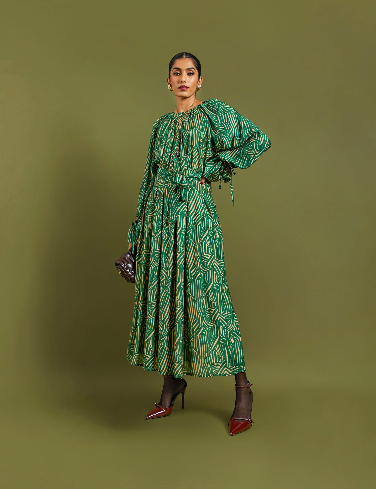 GLACIA DRESS - CRUMPLE - image 5