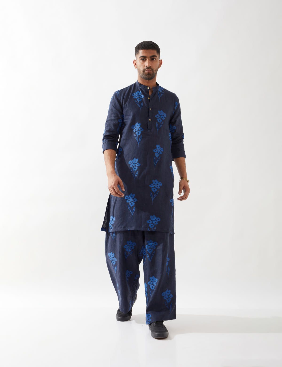 ZAYN FARM KURTA SET - NAVY - image 6
