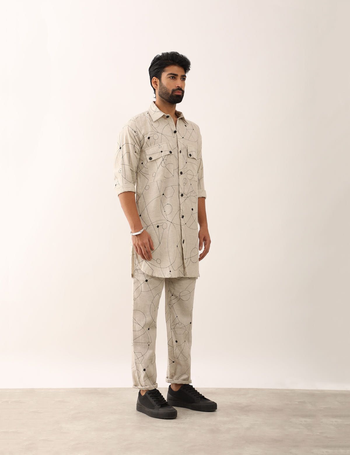 KABIR COSMOS SHIRT SET - IVORY - image 2