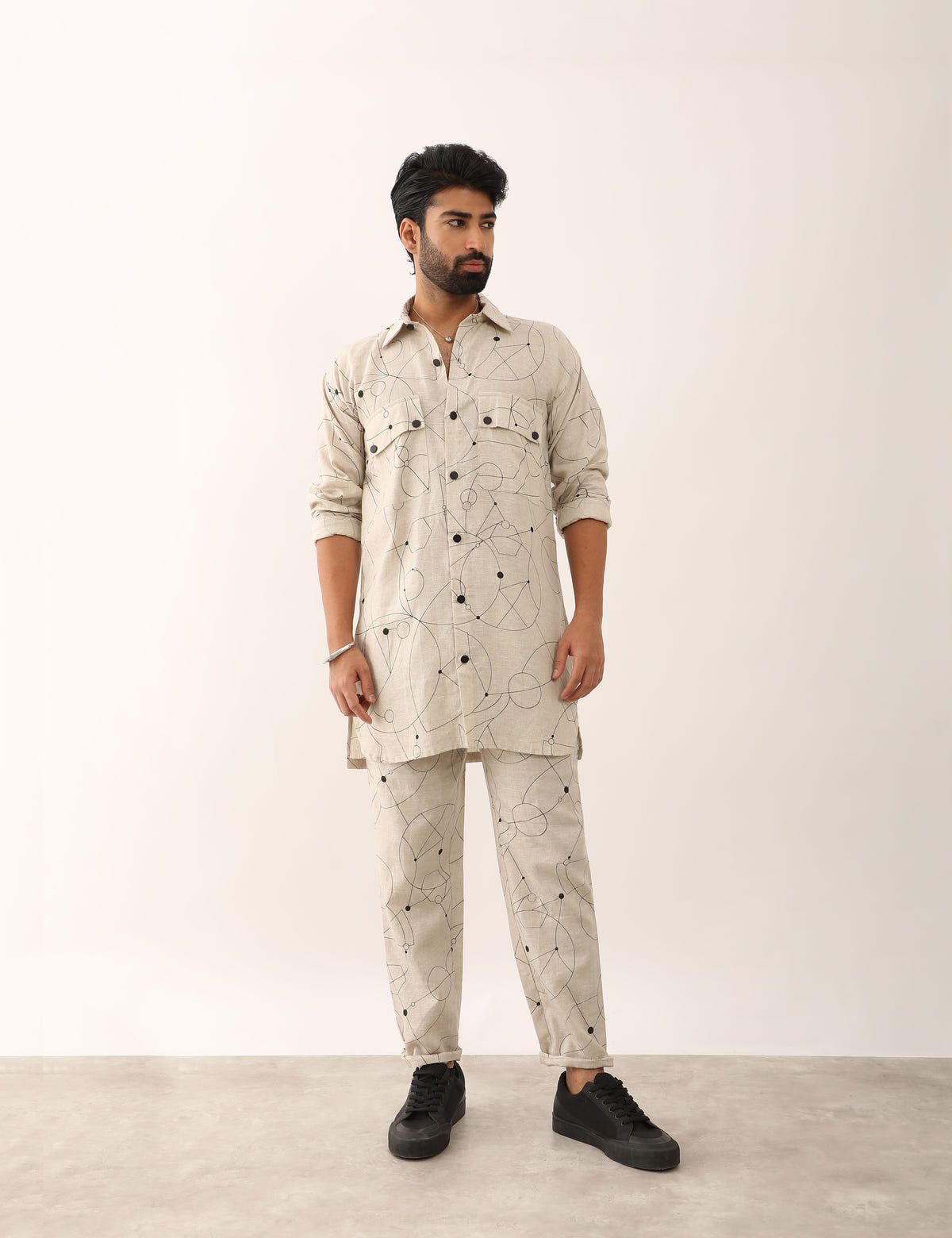 KABIR COSMOS SHIRT SET - IVORY - image 3
