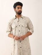 KABIR COSMOS SHIRT SET - IVORY view 5