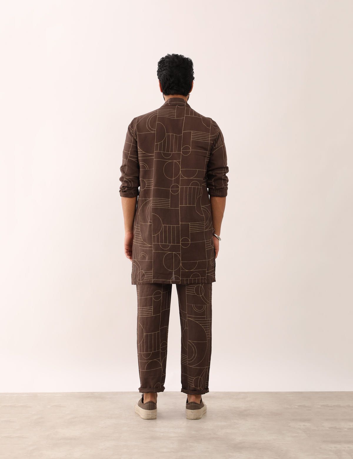 KARAN GATSBY SHIRT SET - BROWN - image 3