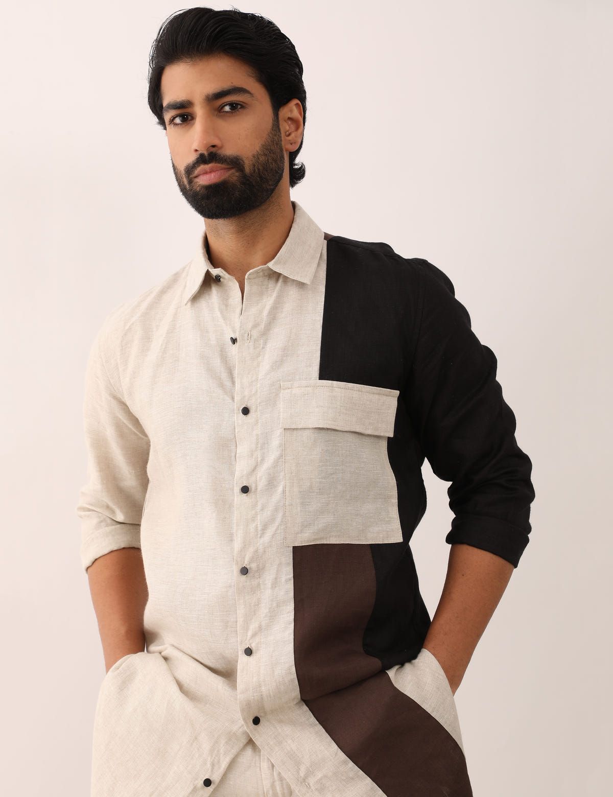 HITESH SHIRT SET - BROWN - image 4