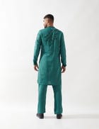 NECO KURTA SET - EMERALD view 4