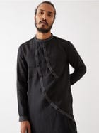 WAYLON KURTA SET - BLACK view 6