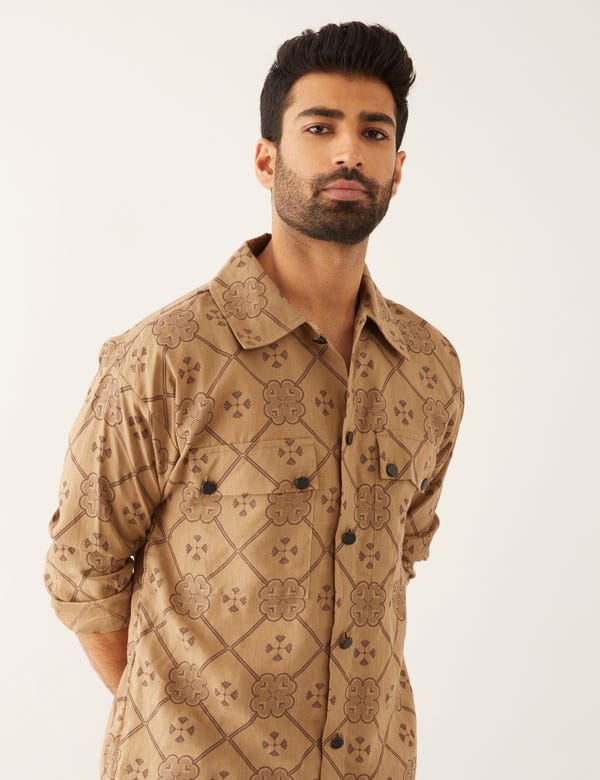 SON OF A NOBLE - SNOB — CAI - CLOVER - KURTA - KHAKI