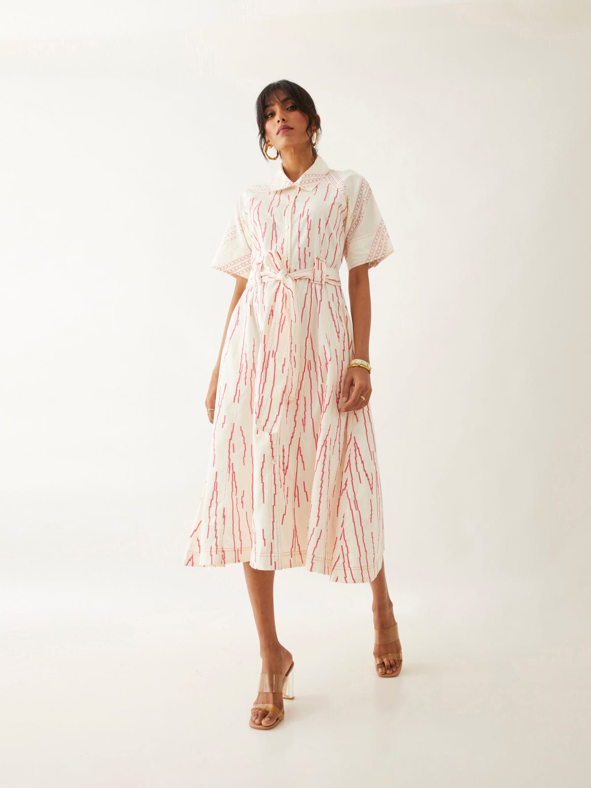 PLUME DRESS - OFF WHITE - image 3