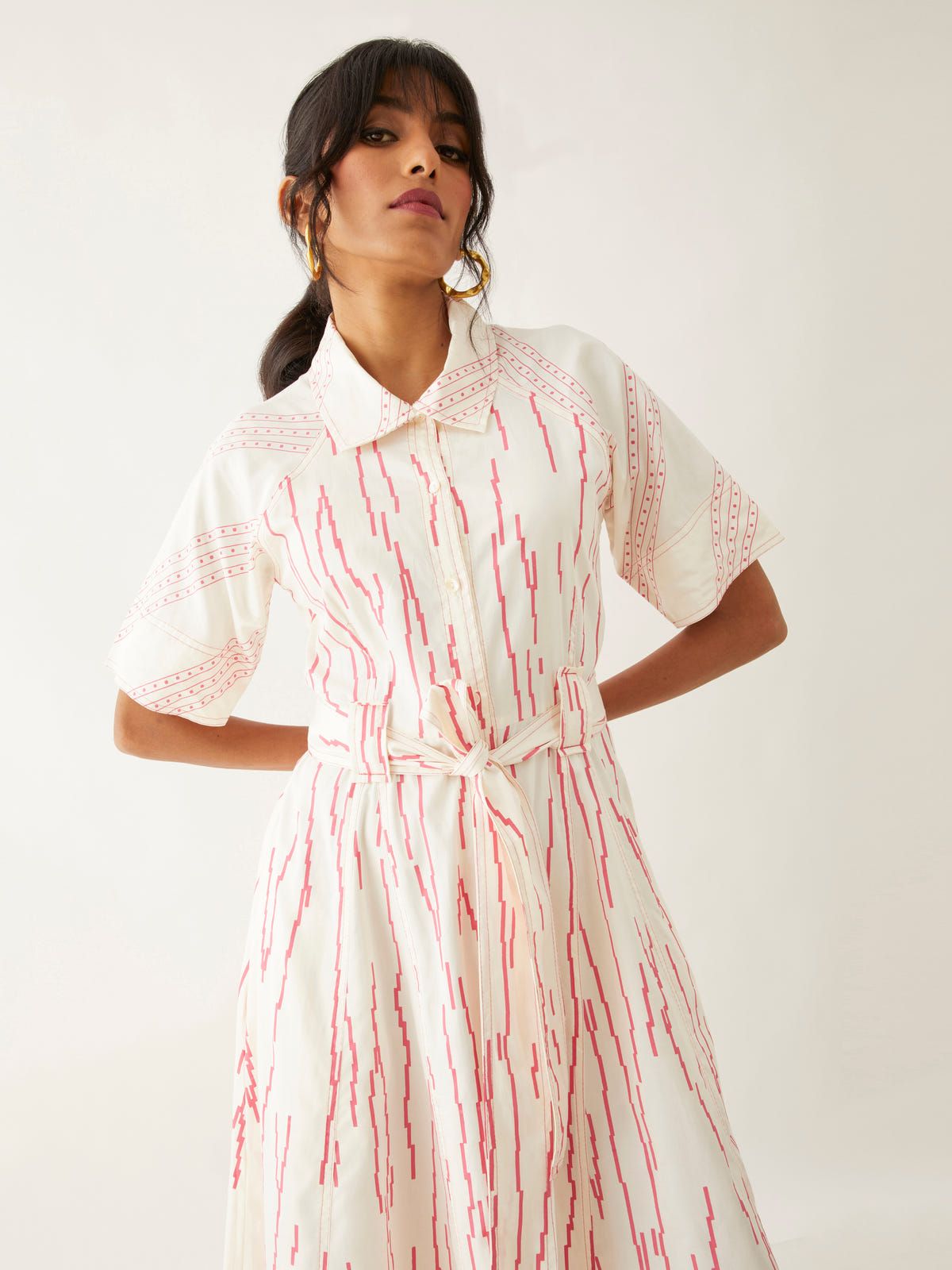 PLUME DRESS - OFF WHITE - image 5