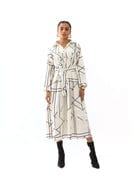 VIVIAN DRESS - OFF WHITE view 2
