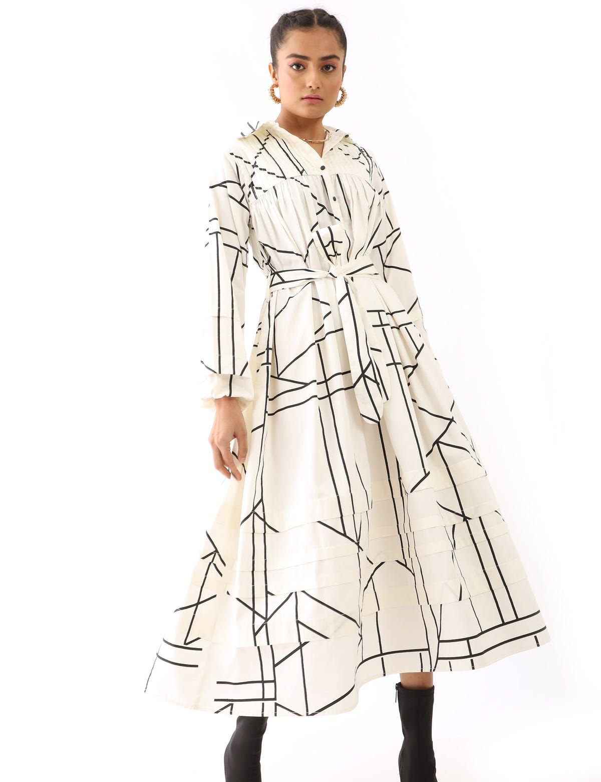 VIVIAN DRESS - OFF WHITE - image 5