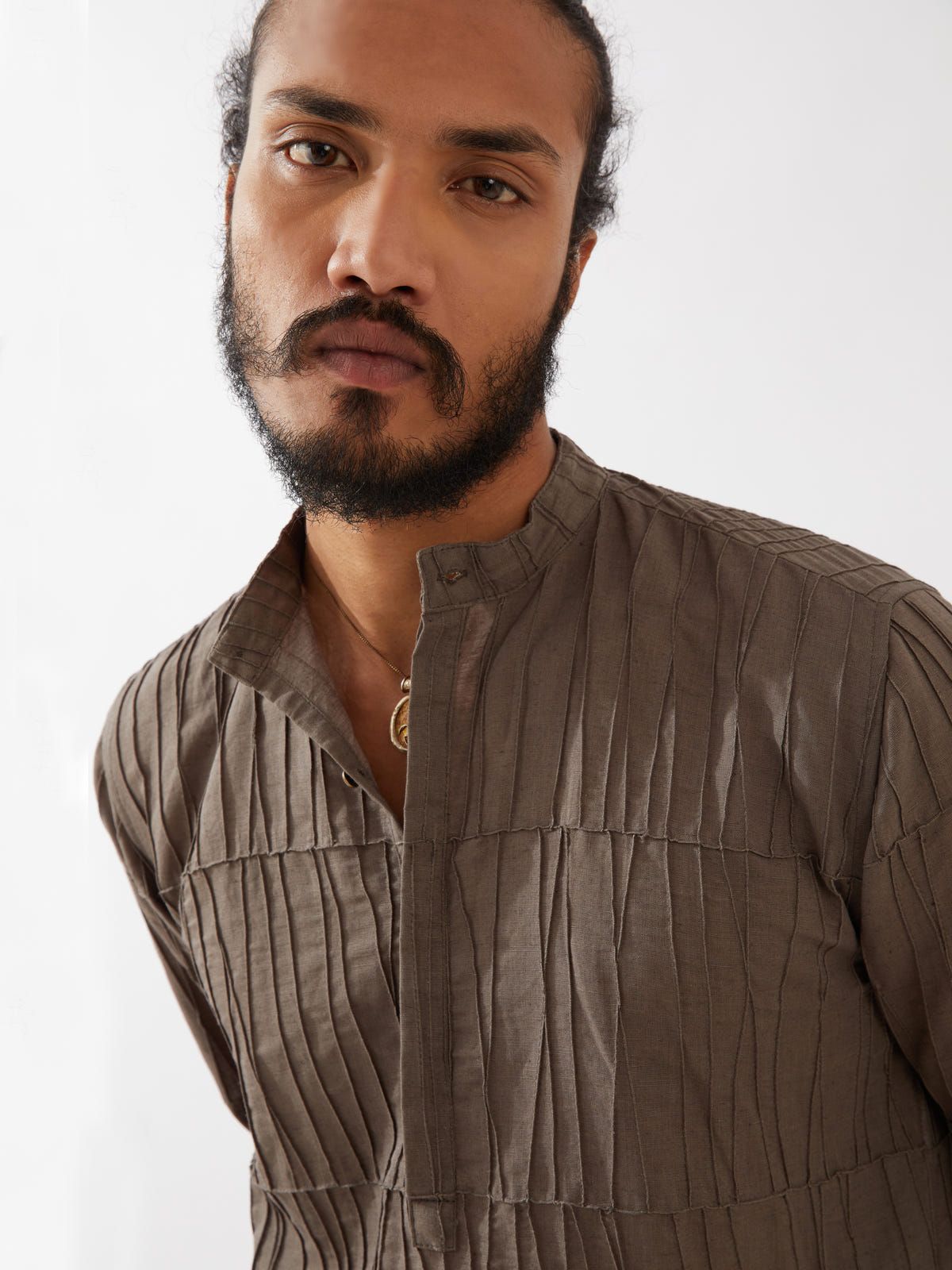 MATEO KURTA SET - GREY - image 1