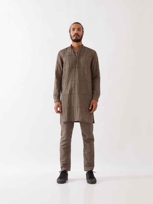 SON OF A NOBLE - SNOB — MATEO KURTA SET - GREY