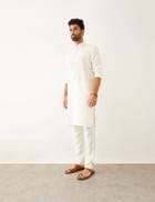 FEZ - KURTA - WHITE view 3